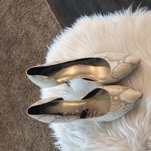 New women Brash silverish gray high heel shoes